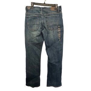 Lucky Brand Easy Rider Mid Rise Relaxed Fit Bootcut Jeans 27 Ankle Tanzanite Den